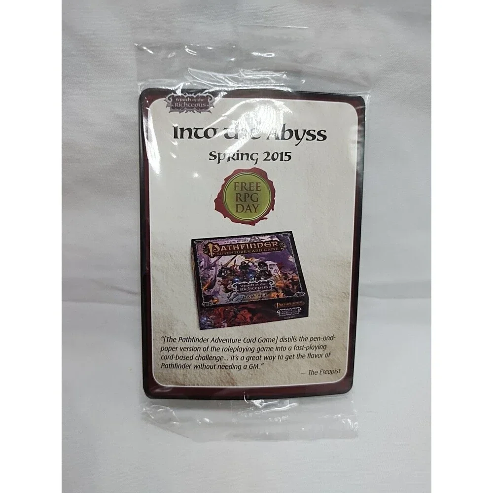 Pathfinder Card Game Ekkie Wrath Of The Righteous Promo Cards